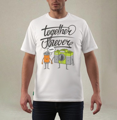 Together Forever, Футболка мужская REGULAR белая