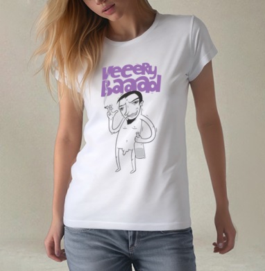 Veeery baaad, Футболка женская белая 180гр