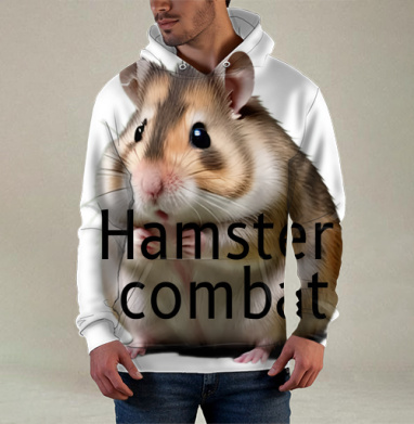 Hamster Combat – Хомяк Комбат персонаж игры милый пушистый грызун - Магазин футболок Vikkishops - Дизайнерские принты