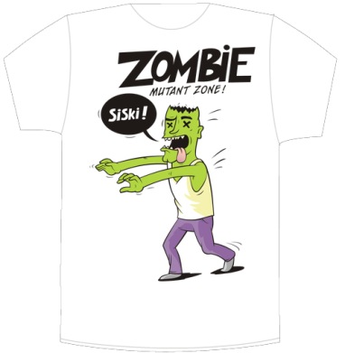 Zombie - Mutant Zone! - Своя футболка белая A3 (30 x 40 см), страница 8