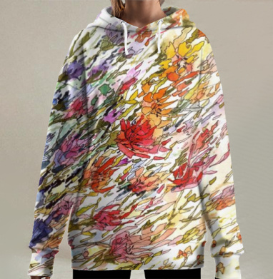 Теплый ветер, Hoodie Long Oversize 3D