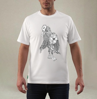 Albatrus Tattooed / Татуированный альбатрос - Магазин футболок JohnyRebel - Дизайнерские принты