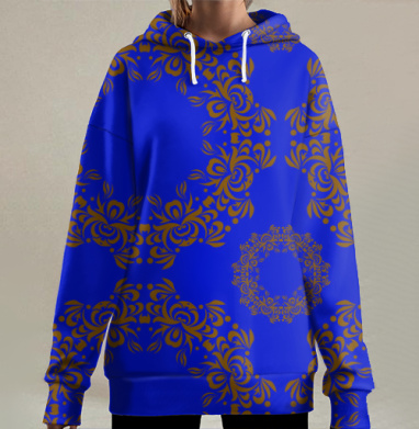 Арабские напевы., Hoodie Long Oversize 3D