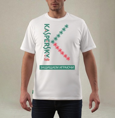 Арканоид Касперского, Футболка мужская REGULAR белая