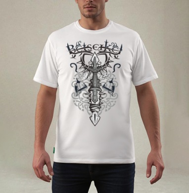 berserker / Берсерк, Футболка мужская REGULAR белая