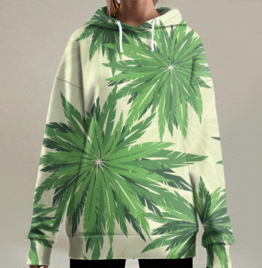 День в джунглях, Hoodie Long Oversize 3D