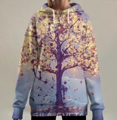 Дерево света, Hoodie Long Oversize 3D