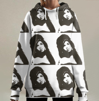 Эми Уайнхаус, Hoodie Long Oversize 3D