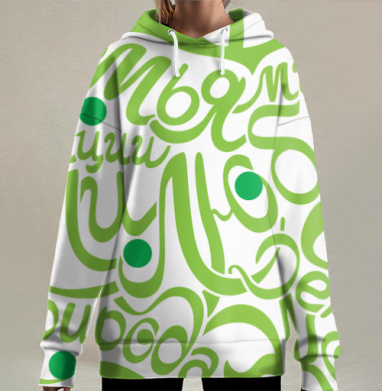 Это Жизнь.., Hoodie Long Oversize 3D