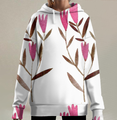 Флора, Hoodie Long Oversize 3D