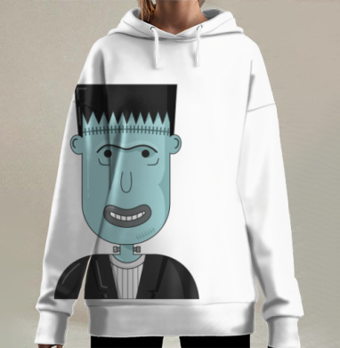 Франкенштейн., Hoodie Long Oversize 3D