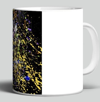 Яркая экспрессия на фоне Abstract Paint Splashes Абстрактные брызги краски - Магазин футболок AnnArtshock - Дизайнерские принты