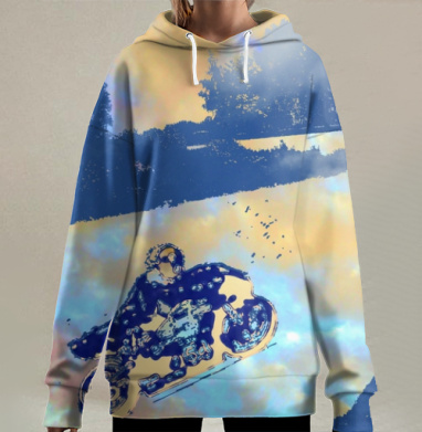 Гонщик, Hoodie Long Oversize 3D