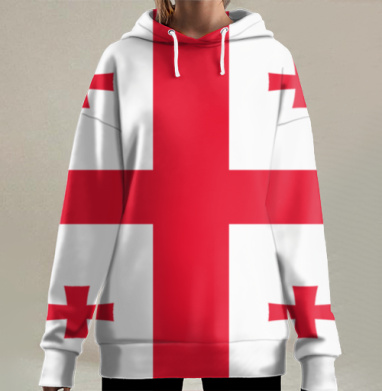 Грузия, Hoodie Long Oversize 3D