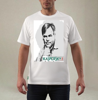 Kaspersky Lab / Лаборатория Касперского, Футболка мужская REGULAR белая