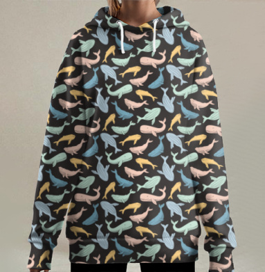 Китеныш, Hoodie Long Oversize 3D