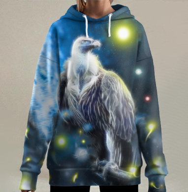Космо гриф, Hoodie Long Oversize 3D