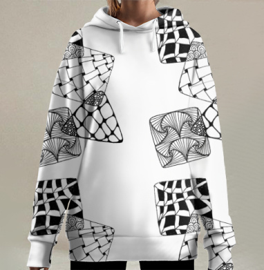 Лабиринт фантазий, Hoodie Long Oversize 3D