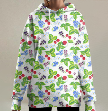 Лето близко..., Hoodie Long Oversize 3D