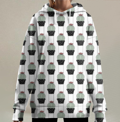 Любимая Колючка, Hoodie Long Oversize 3D