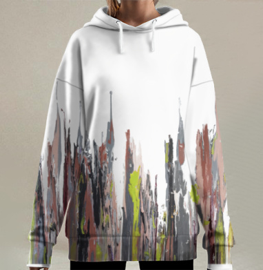 Молочный коктейль, Hoodie Long Oversize 3D