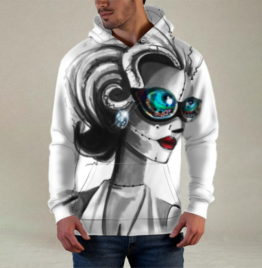МОНРО, Худи / Мужская / С карманом / 3D
