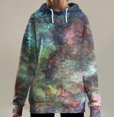 Мой космос, Hoodie Long Oversize 3D