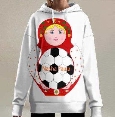 Наша Раша, Hoodie Long Oversize 3D