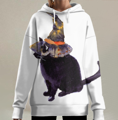 Ночь в Хэлоуин, Hoodie Long Oversize 3D