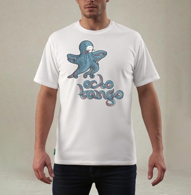 OCTOTANGO / Октотанго, Футболка мужская REGULAR белая