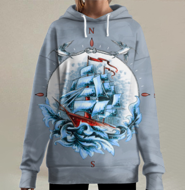 Первооткрыватель, Hoodie Long Oversize 3D