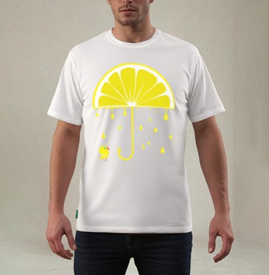 Rain again, Футболка мужская REGULAR белая