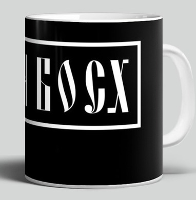 Черно белая надпись с нами Босх мистика - Магазин футболок gopotol