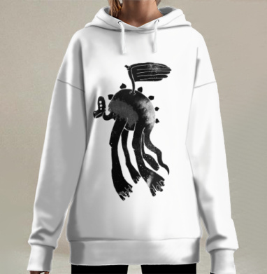 Самоделка monster2invfs.png, Hoodie Long Oversize 3D