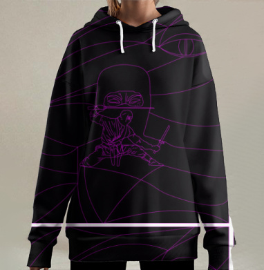 Самурайнеон, Hoodie Long Oversize 3D