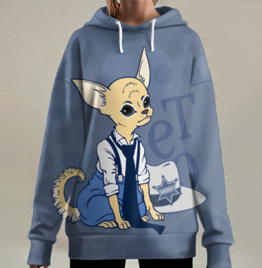 Шериф, Hoodie Long Oversize 3D