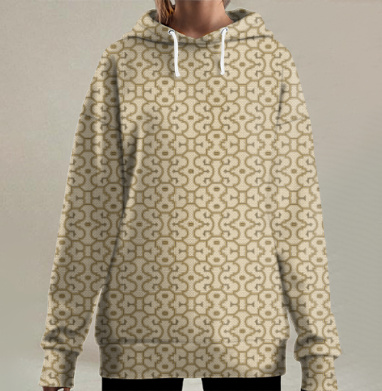 Шипибо-конибо, Hoodie Long Oversize 3D