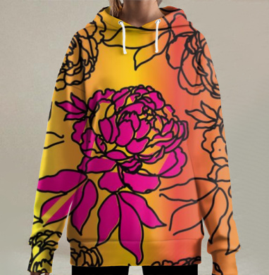 Шпион Пион, Hoodie Long Oversize 3D