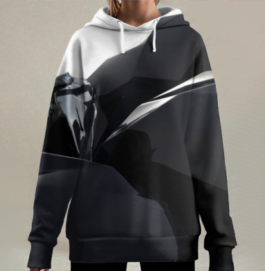 Стеклянные горы, Hoodie Long Oversize 3D