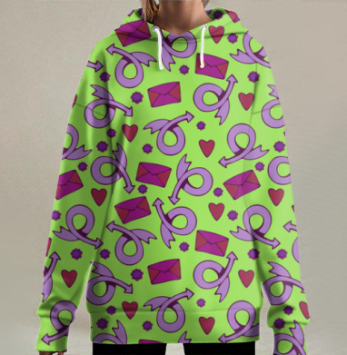Стрелочки, Hoodie Long Oversize 3D