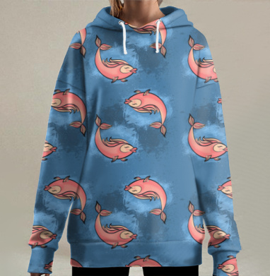 SweetSummer / СладкоеЛето, Hoodie Long Oversize 3D