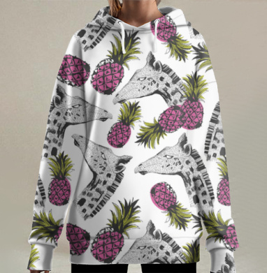 Тропики, Hoodie Long Oversize 3D