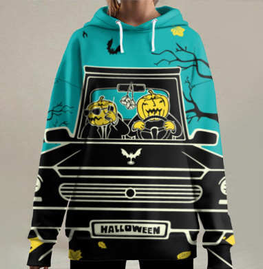 Тыкваголовые, Hoodie Long Oversize 3D
