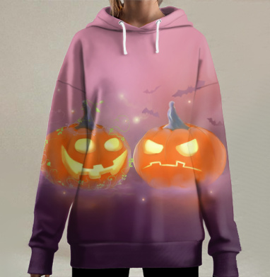 Тыквочки, Hoodie Long Oversize 3D