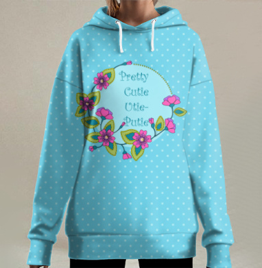 Ути-пути, Hoodie Long Oversize 3D