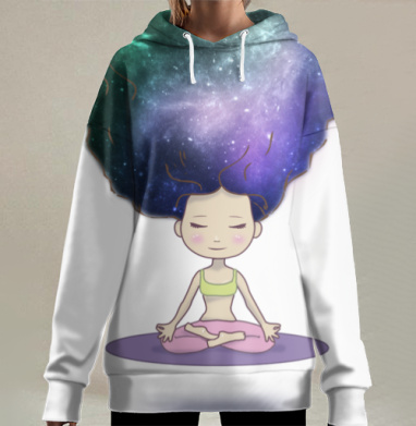 В Пространстве, Hoodie Long Oversize 3D