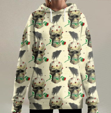Воронье, Hoodie Long Oversize 3D
