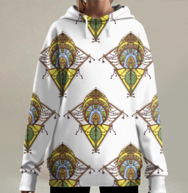 Ловец снов, Hoodie Long Oversize 3D