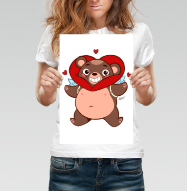 Купидон - Гриша - Магазин футболок redisoj - Дизайнерские принты