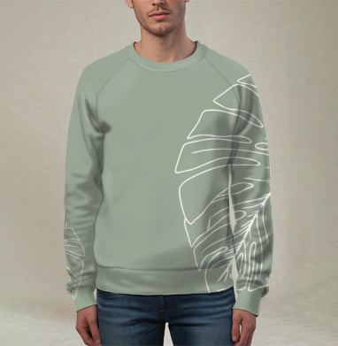 Лист тишины, Свитшот мужской 3D